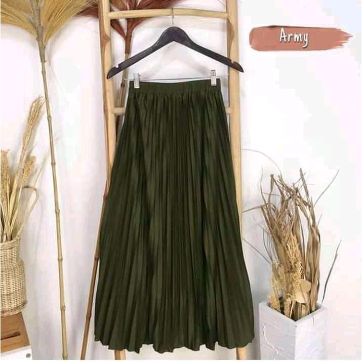 ROK PLISKET REMPEL BESAR // ROK PLISKET DEWASA RaffasyaFZ_Shop