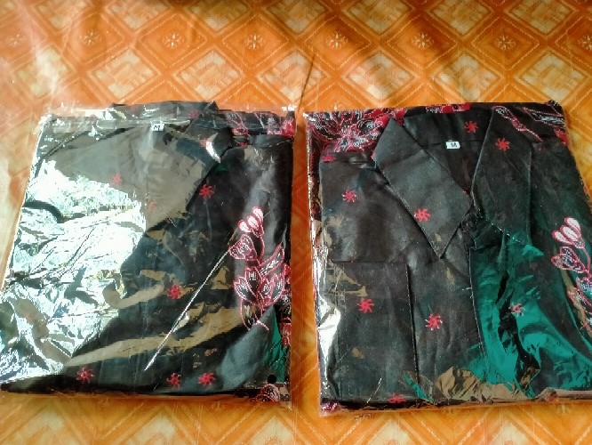 Kemeja Batik Pria Lengan Panjang Size M L Xl Xxl Bswart Batik Hrb026