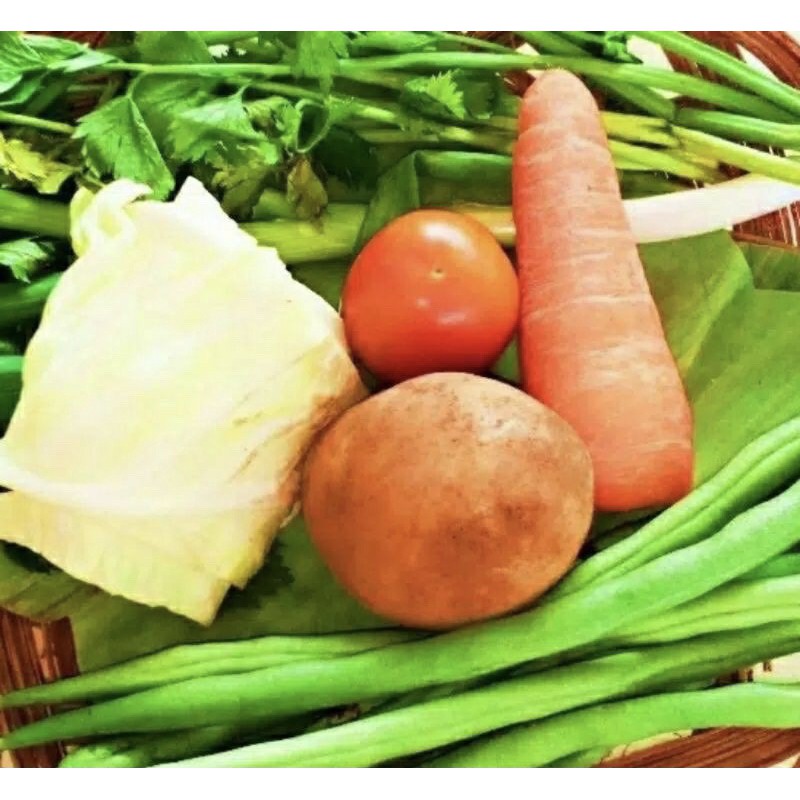 Sayur Sop dan sayur asem Paket Lengkap