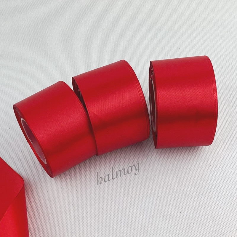 

PITA SATIN KAIN 2 INCI / 5 CM WARNA MERAH #026
