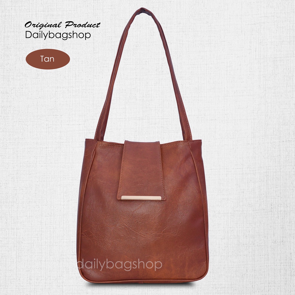 Tas Wanita Remaja Tote Bag Untuk Kerja Kuliah Ke Kantor Daily Verona Modis Elegan Kulit Terbaru Kekinian Glossy Simpel Korea