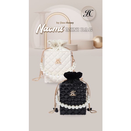 Naomi mini bag Jimshoney Original Tas selempang wanita import fashion jelly sling bag realpic cod