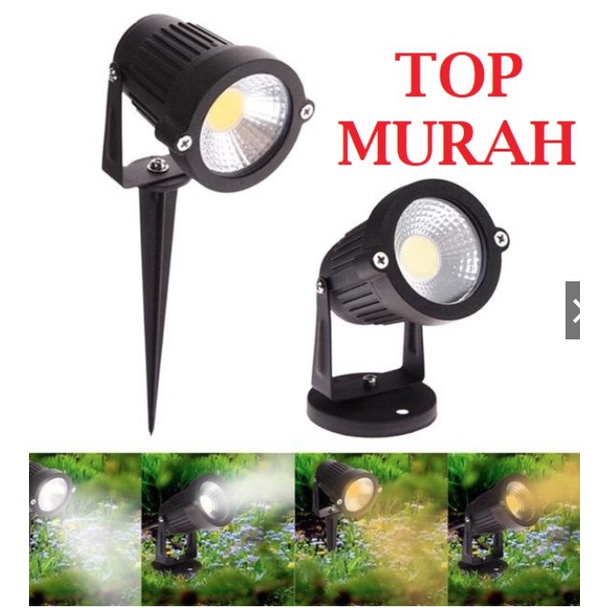 Lampu taman LED sorot taman tancap 7Watt