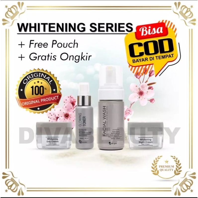 MS Glow Original Bpom 1 Paket Glowing Whitening Skincare Ms Glow 1 Paket Ori Skincare Wajah Glowing 
