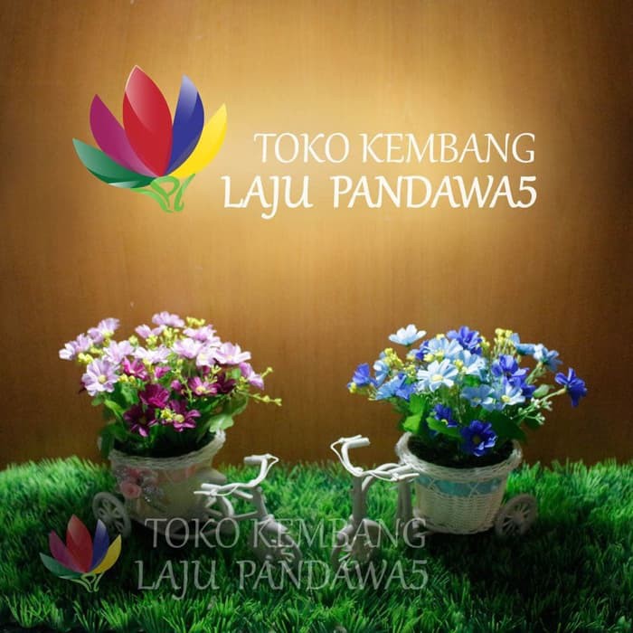 TERBARU BUNGA VAS SEPEDA/ BUNGA HIAS/ BUNGA IMITASI/ BUNGA PALSU/ PAJANGAN/ DE BERKUALITAS