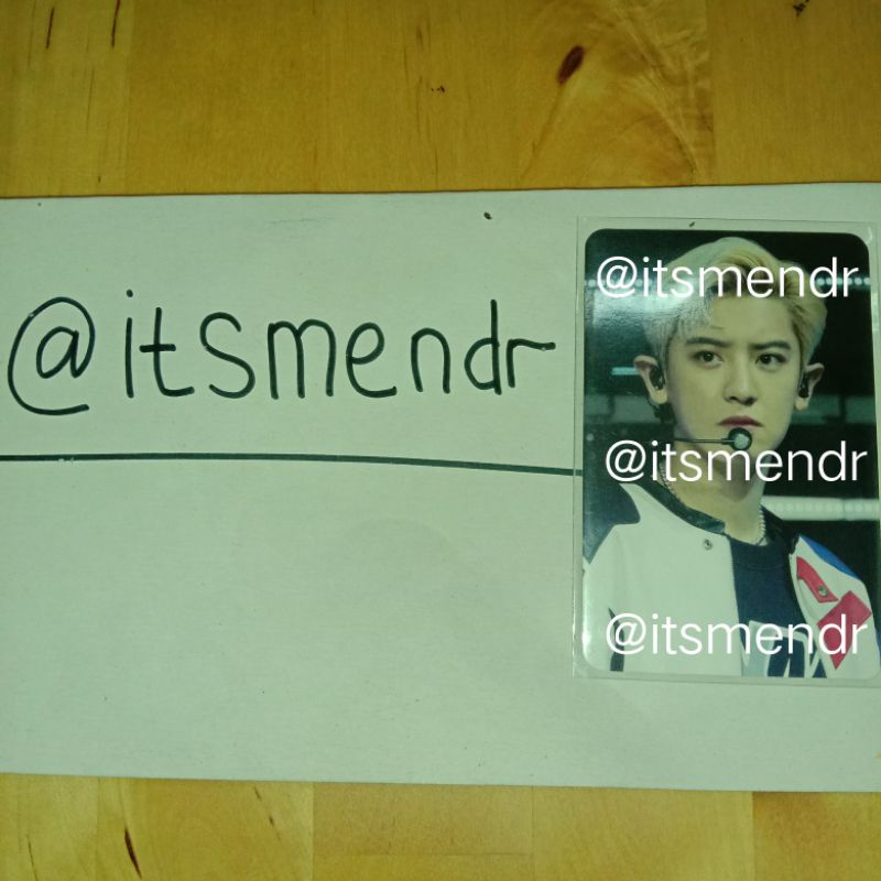 (BOOKED) PHOTOCARD OFFICIAL LIMITED DVD FILM LIVE JAPAN TOUR CHANYEOL EXO