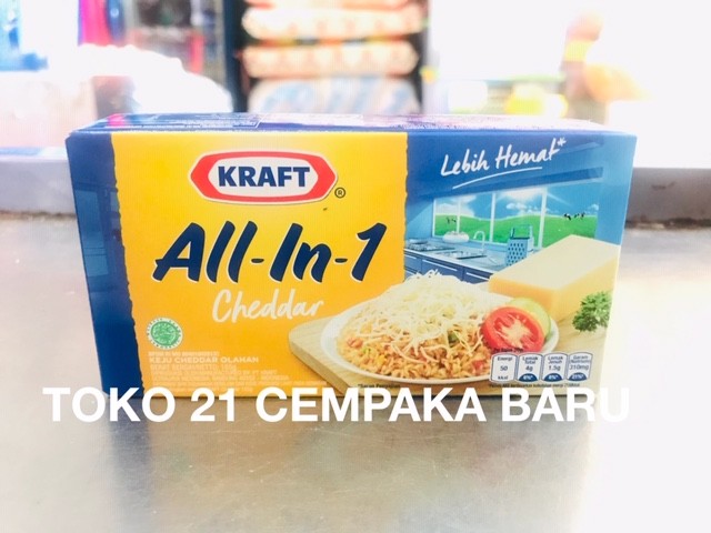 

Kraft All In 1 Keju Batang 165 gram | Kraft Cheddar All In One 165g