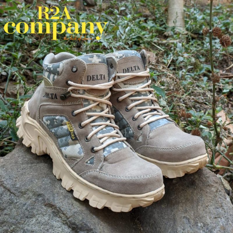 SEPATU DELTA  PENDEK LORENG, SEPATU SAFETY PRIA ,SEPATU  DELTA TERLARIS,SEPATU DELTA TACTICAL PRIA