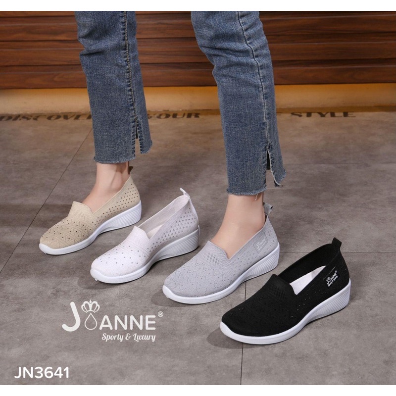 JOANNE HighSole Slip On Shoes JN3641 [ORIGINAL BRAND]