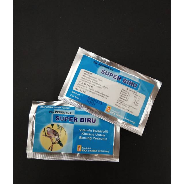 Super Biru Pil Perkutut