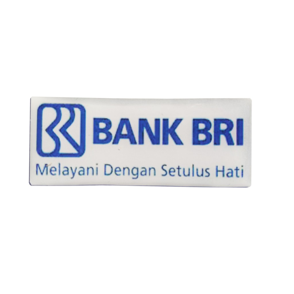 

Stiker Timbul Emblem Logo Perusahaan Bank BRI Unik