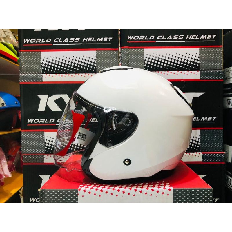 HELM KYT KYOTO R SOLID/KYT KYOTO SOLID WHITE
