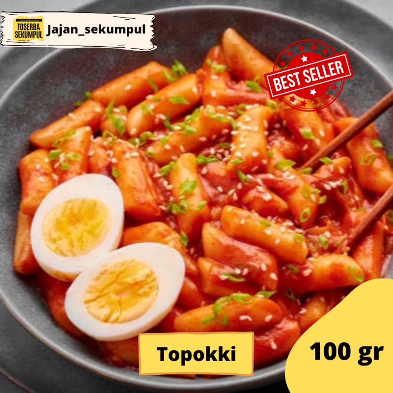 Topokki  Paket Komplit 100 gr Toppokki Ttoppokki Toepokki Topoki