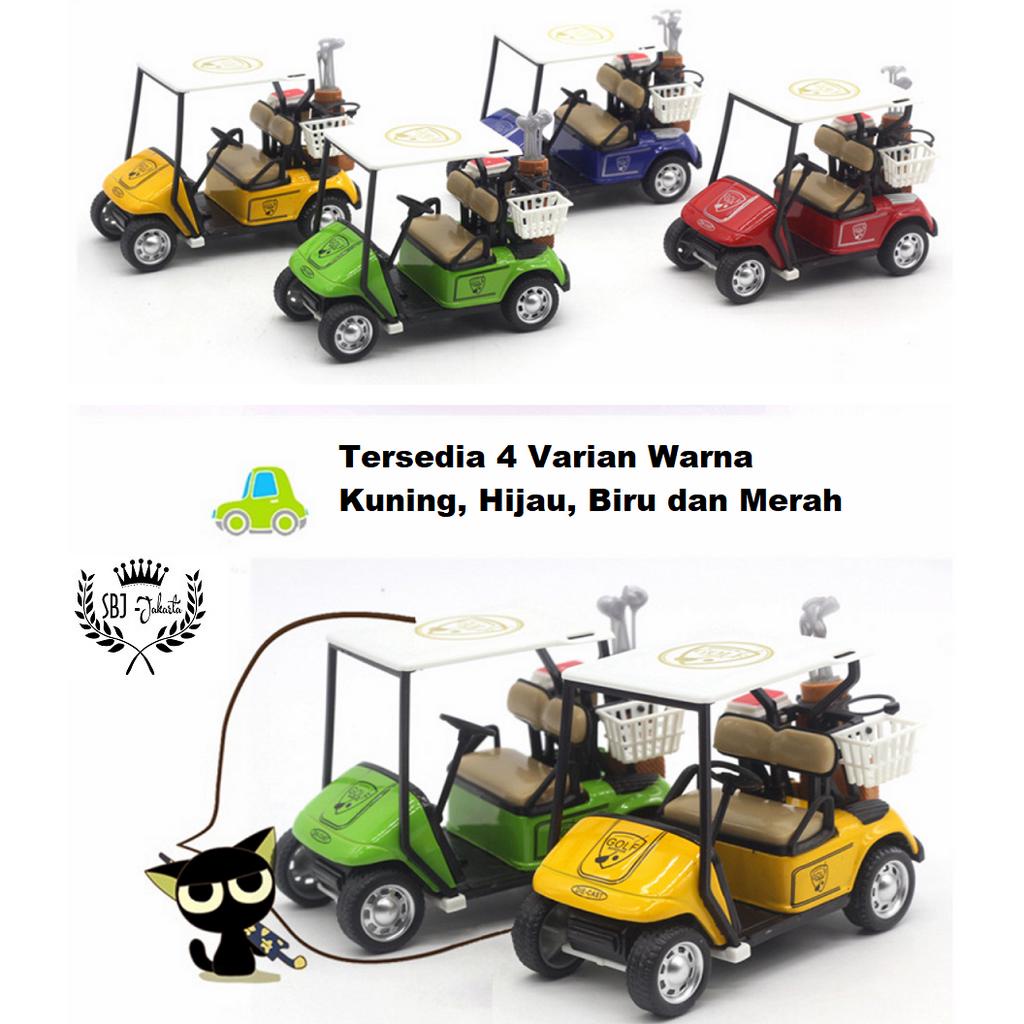 Diecast Miniatur Mobil Golf Cart skala 1:36 metal alloy series