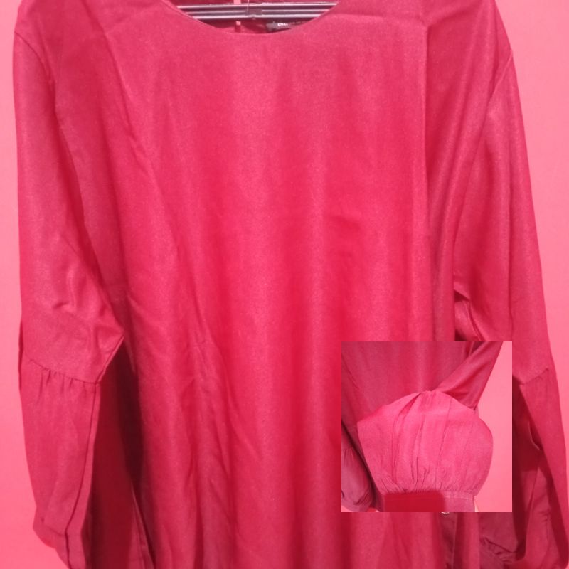 PL blouse merah