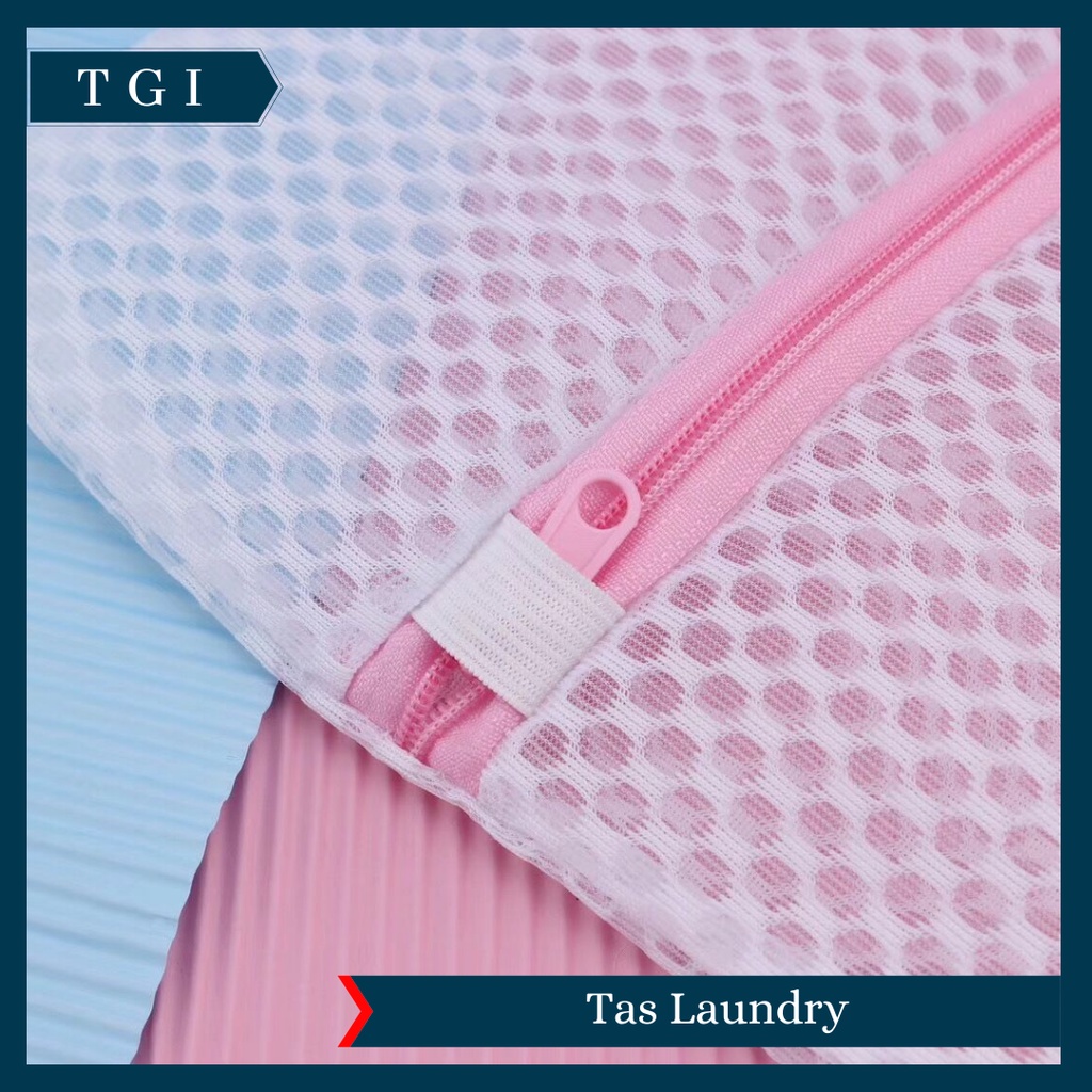 TGI - LAUNDRY BAG KANTONG BAJU KOTOR RESLETING PAKAIAN DALAM | TAS LAUNDRY / LAUNDRY BAG NET JARING