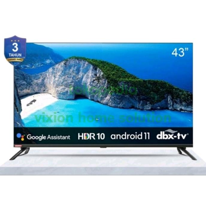 CHANGHONG 43 inch Smart Android Digital LED Full HD TV - L43H7 Termurah