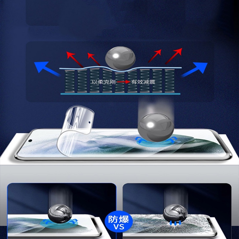 Pelindung Layar Hydrogel Full Body Butterfly Untuk OnePlus 8 9 8T 9R 8 Pro 9 Pro