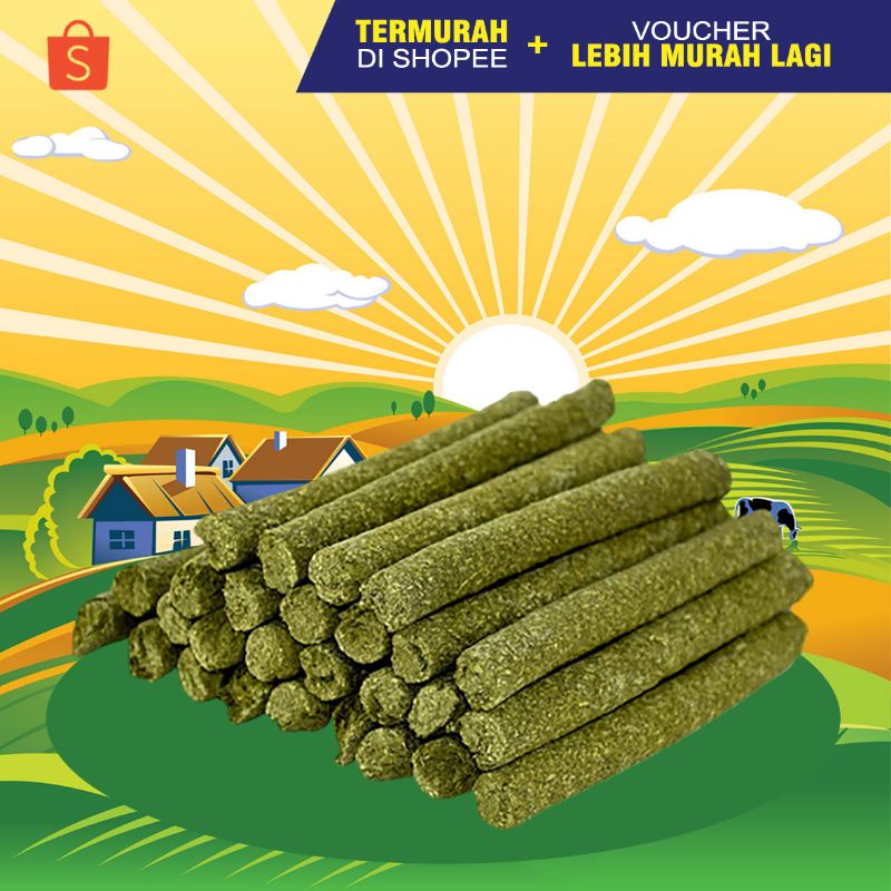 TIMOTHY HAY STICK - Stik Hay Makanan Kelinci Snack Kelinci Camilan Kelinci Timothy Hay SATUAN