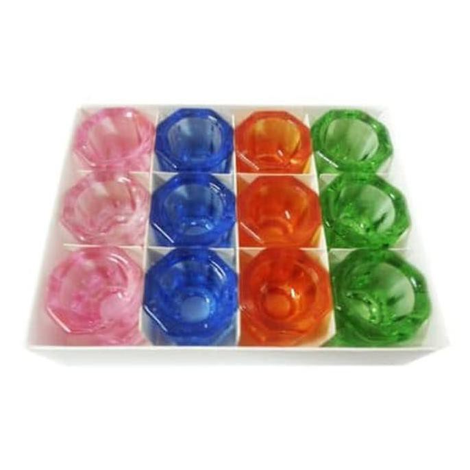 DENTAL DAPPEN GLASS / GLASS LAB / DAPPEN DISH ISI 12pcs