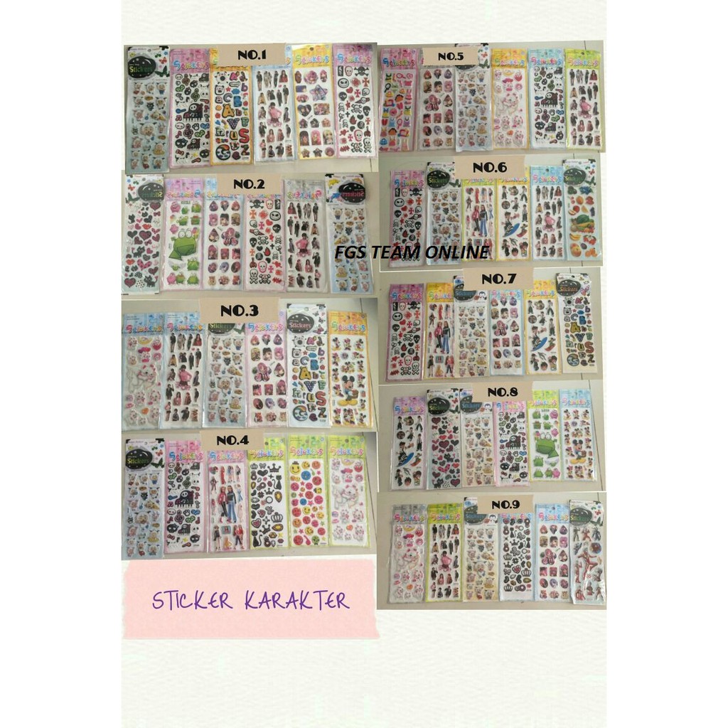 

MAINAN ANAK STICKER NICE DAY SET KARAKTER HADIAH GOODIEBAG