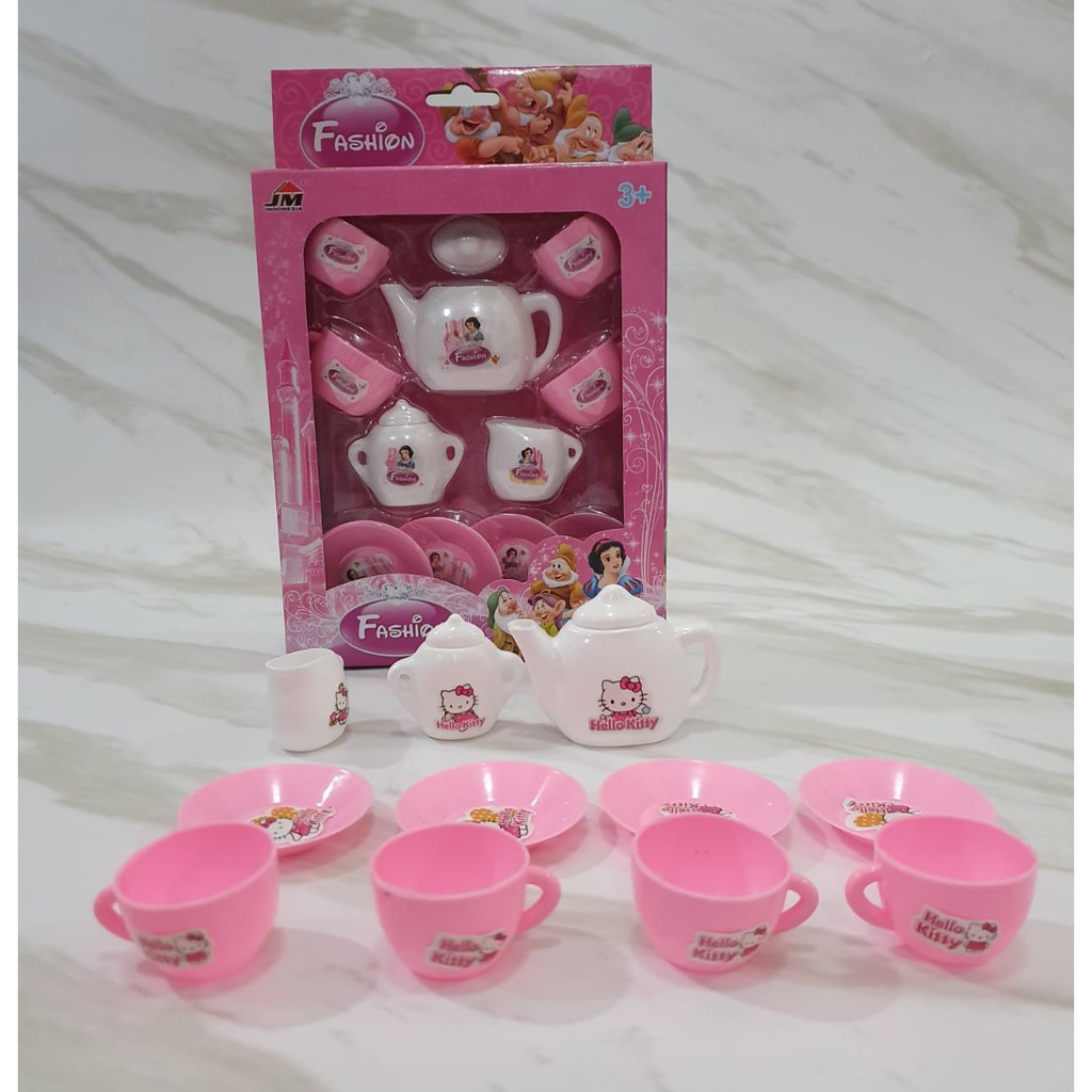 Lucky88toys ⭐⭐⭐⭐⭐TEA SET HELLO KITTY PRINCESS MAINAN ANAK CEWEK