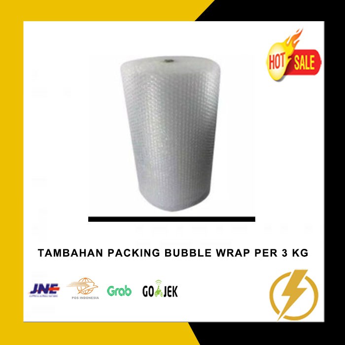 

TAMBAHAN PACKING BUBBLE WRAP PER 3KG