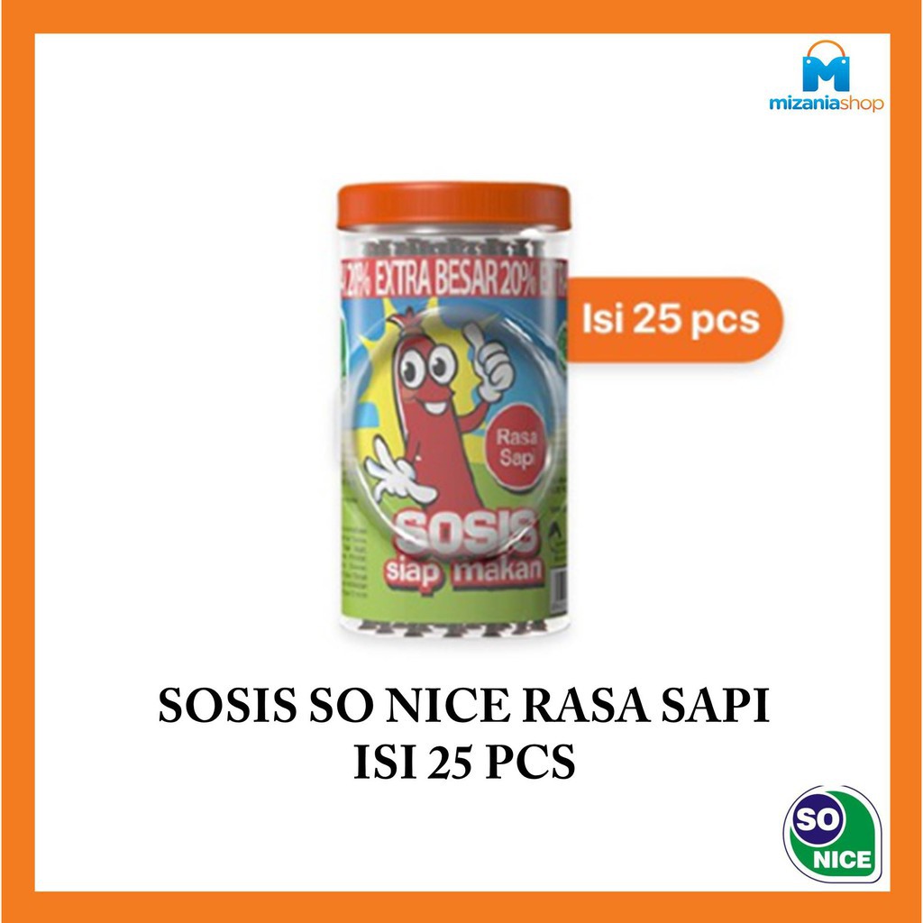 

Sosis So Nice / Sosis Sapi / Sosis Siap Makan