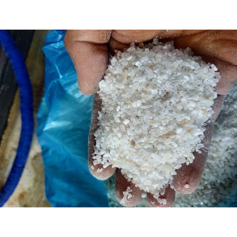 Pasir Silika Kristal Kasar 1kg