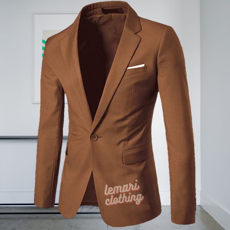 JAS FORMAL PRIA BLAZER PRIA JAS PRIA JAS KANTOR JAS NIKAH JAS AKAD BLAZER HITAM JAS SLIMFIT