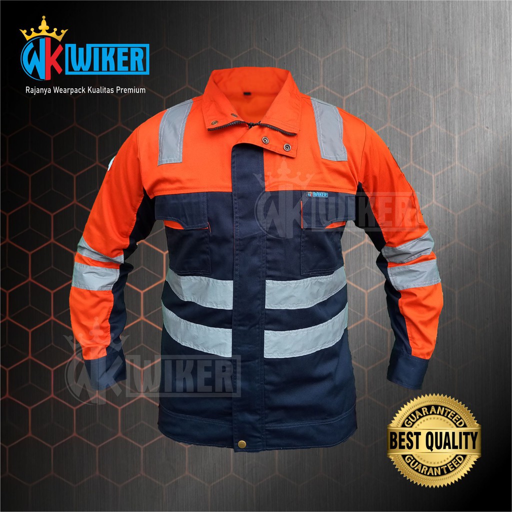Wearpack Safety Semi Jaket - Baju Proyek - // Wearpack Atasan // Seragam Safety // Wearpack Proyek