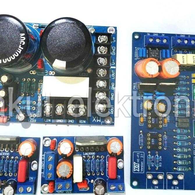 Kit Amplfier Lm3886 Paket Lengkap Termurah