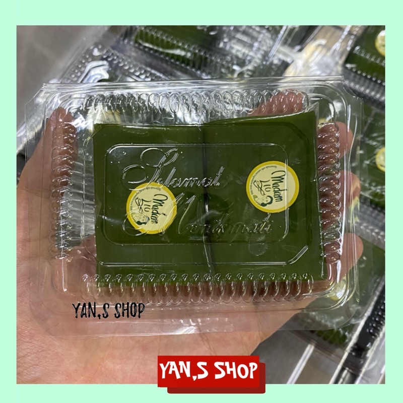 

Kue Lapis / Pepe Ijo Madam Liu (2 Pcs) Daun Pandan Suji Asli