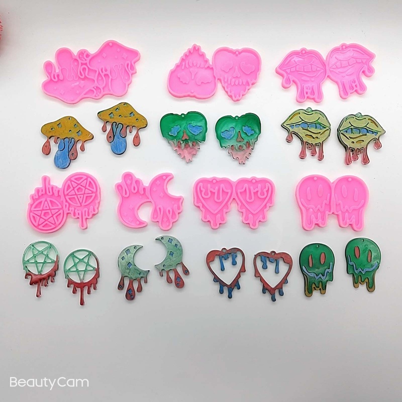 Siy 7pcs / set Cetakan Resin Untuk Membuat Perhiasan / Kerajinan Tangan DIY