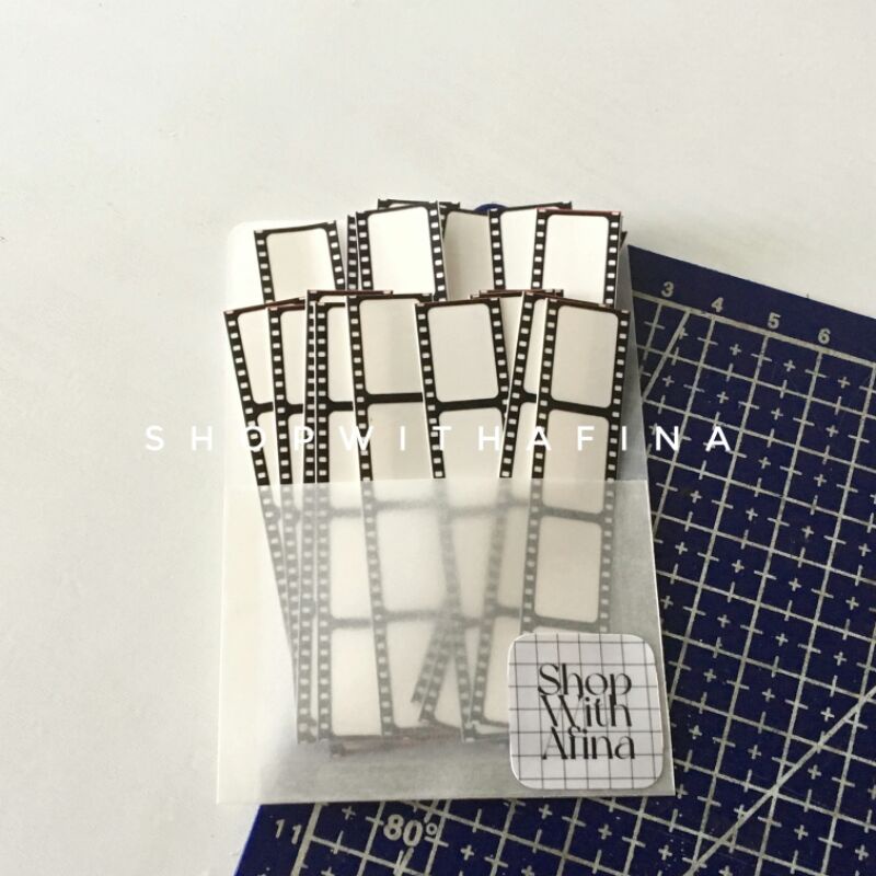 

Sticker Aesthetic | 21 pcs Sticker Mini Film Strip TRANSPARAN | SHOPWITHAFINA