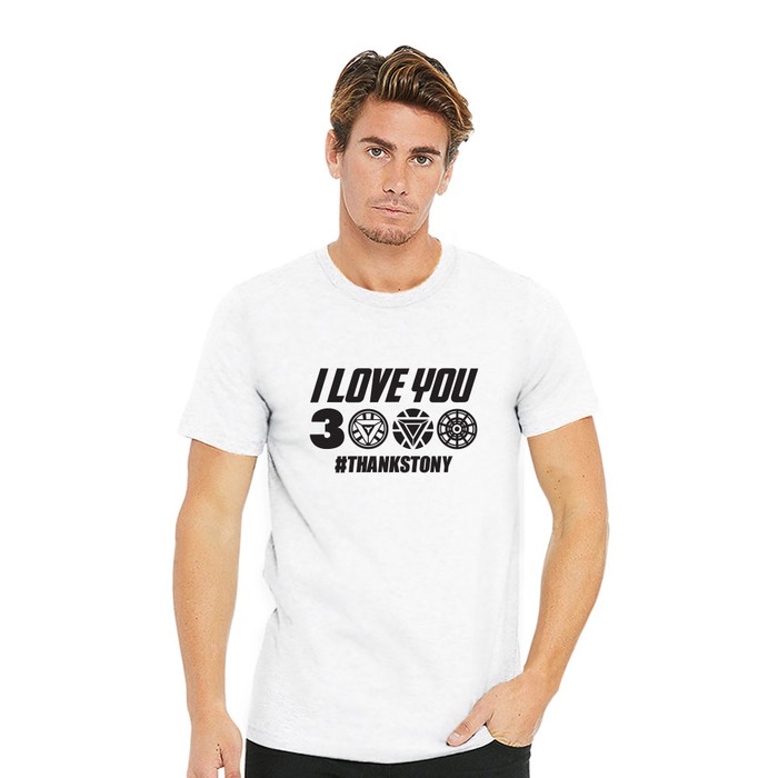 T shirt Pria Kaos Avanger End Game I Love You 3000 Premium Distro