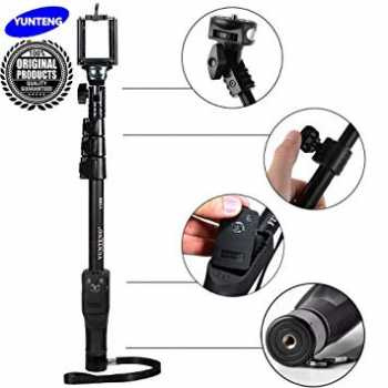 Tongkat Selfie Yunteng YT-1288 Bluetooth Monopod With Remote Shutter Tongkat Selfie Hp Holder-U