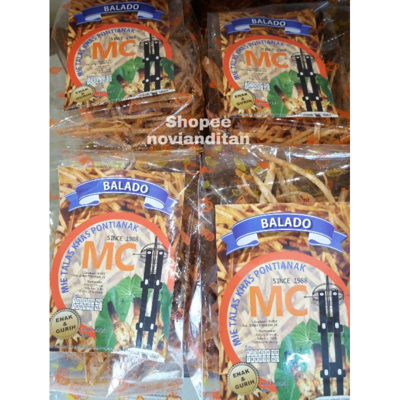 

SNACK MIE TALAS KELADI STICK MINI MC MIE HALUS UK. KECIL - PONTIANAK