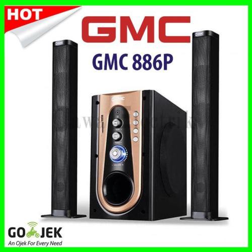 Speaker  Bluetooth GMC 886P BT Speaker System suara super mantap new