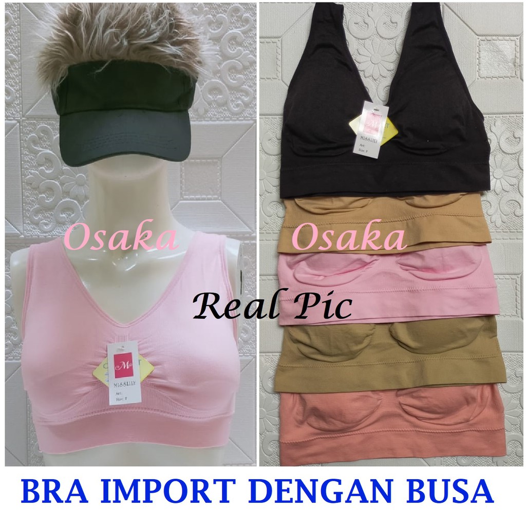 BH dan Miniset BH IMPORT Sport Remaja dan Dewasa Super Elastis Bra Dewasa Mini Set