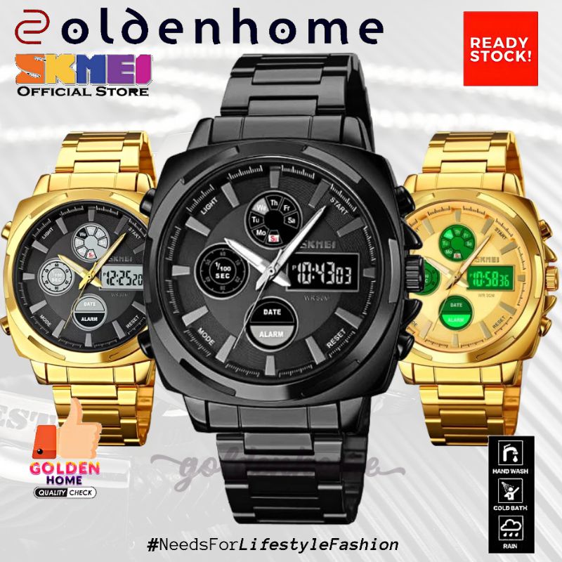 SKMEI 1873 JAM TANGAN SKMEI PRIA ANALOG DIGITAL  FASHION CRONOGRAPH STYLE SKMEI ORIGINAL TAHAN AIR 1