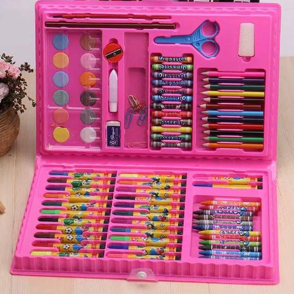 

[KODE PRODUK K7P0P6836] Crayon Anak Lengkap dengan Pensil Warna dan Cat Air 86pcs 1 Set Cryon