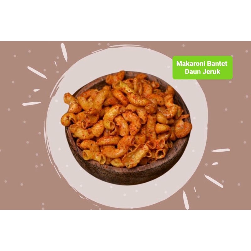 

(Paket 3 Bungkus) Makaroni Bantet Daun Jeruk