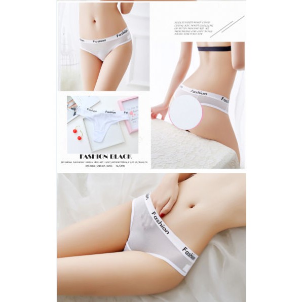 Celana Dalam Wanita Sexy g string Seamless Transparan Fashion Wanita celana C183