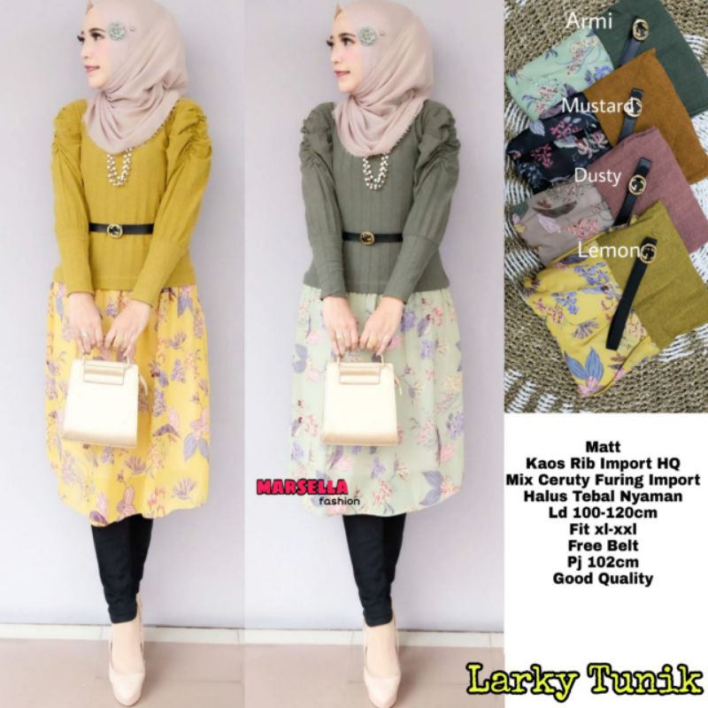 Larky Tunik By Marsella Fashion