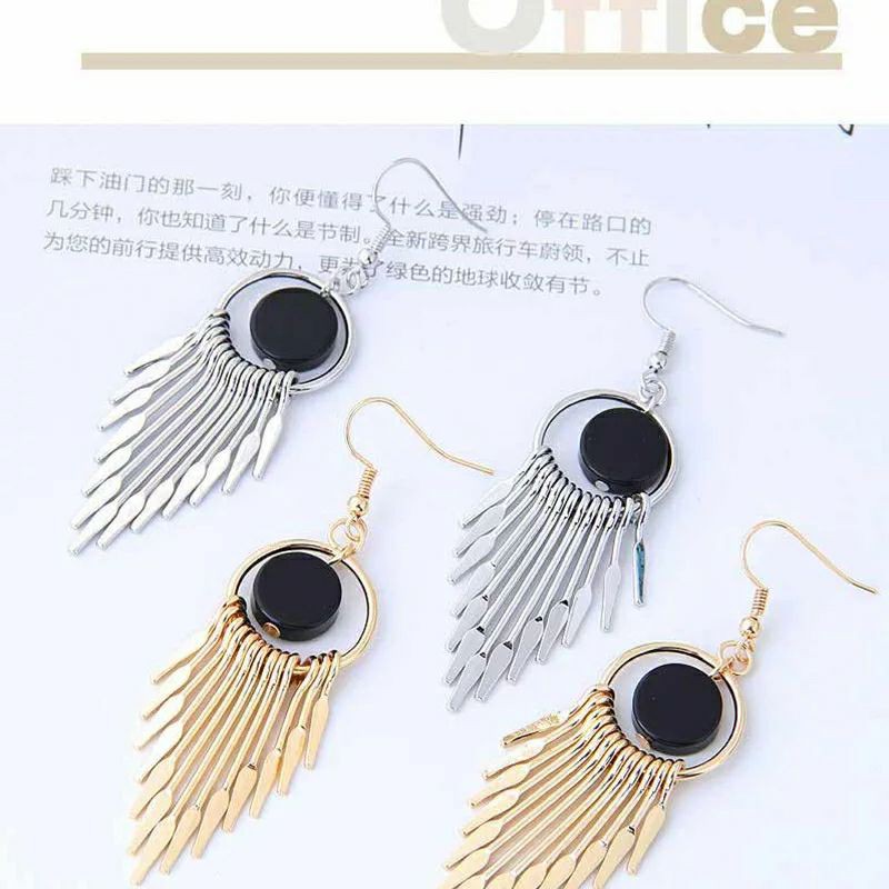 Anting Gantung Panjang Hijab | Anting Panjang Hijab | Anting Panjang Korea |Anting Import