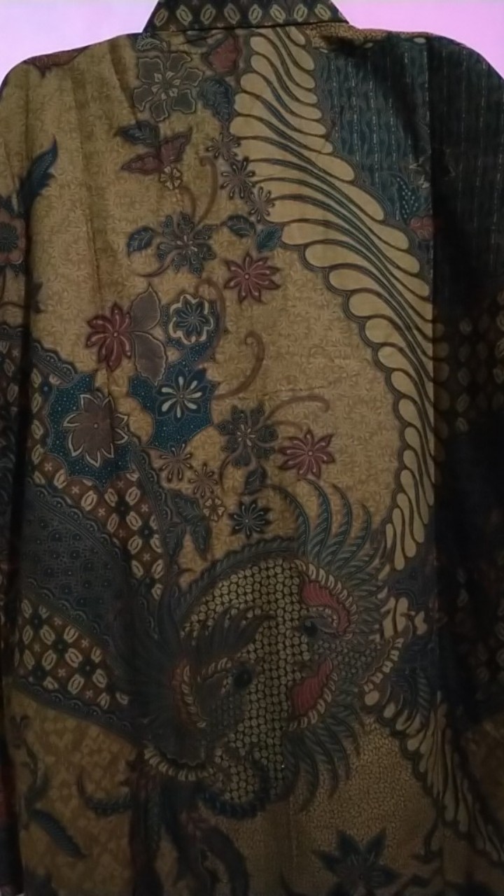 Kemeja Batik Prabu Bahan Katun Baturaden Reguler Fit A592