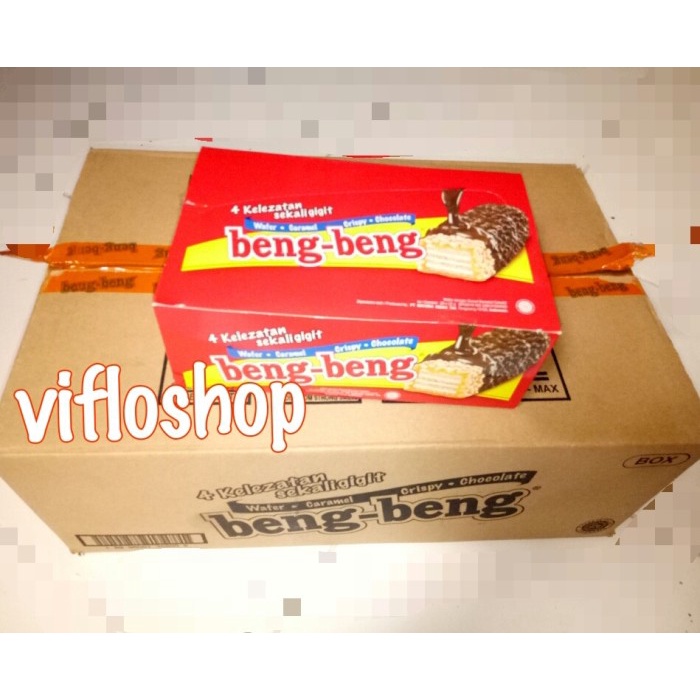 

Wafer-Biskuit- Kardusan & Eceran Beng-Beng Wafer Kemasan Box (20 X 22 Gram) -Biskuit-Wafer.