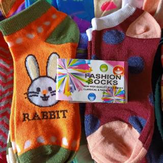  Kaos  Kaki  motif karakter semata kaki  fashion socks High  