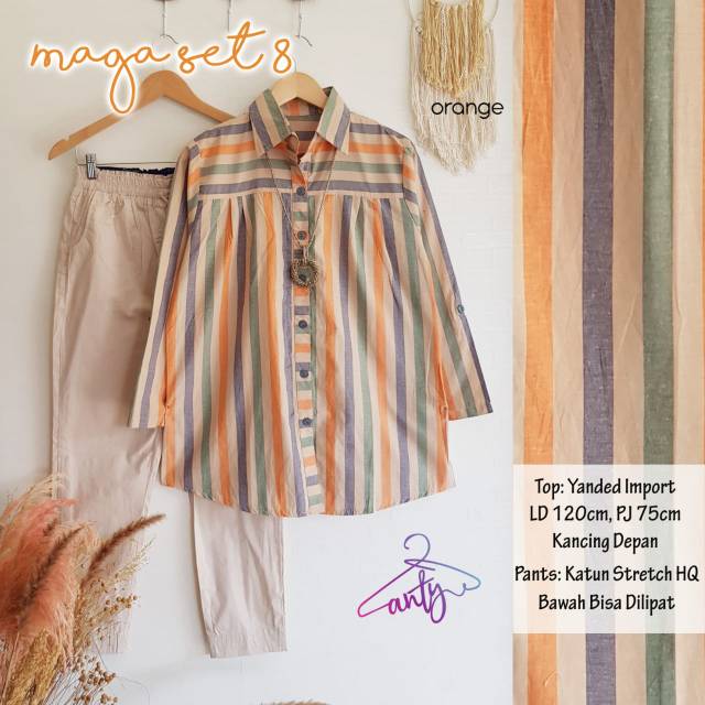 Setelan wanita jumbo maga set#8